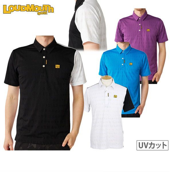 Men's Polo Shirt Loudmouth Golf LOUDMOUTH GOLF Japanese Authentic Japanese Standard 2025 Spring/Summer New Golf Wear