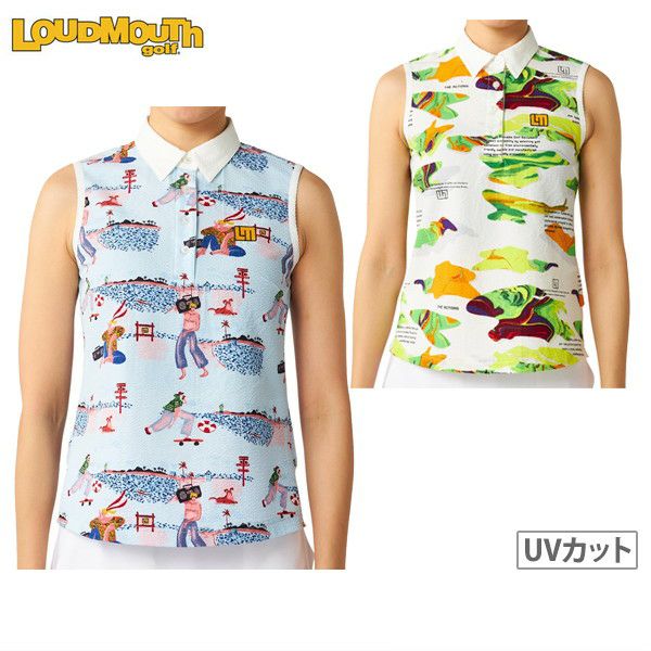 Polo shirt for women, Loudmouth Golf, LOUDMOUTH GOLF, Japanese genuine product, Japanese standard, 2025, Spring/Summer, new golf wear