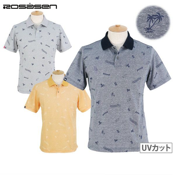 Men's Polo Shirt ROSASEN 2025 Spring/Summer New Golf Wear