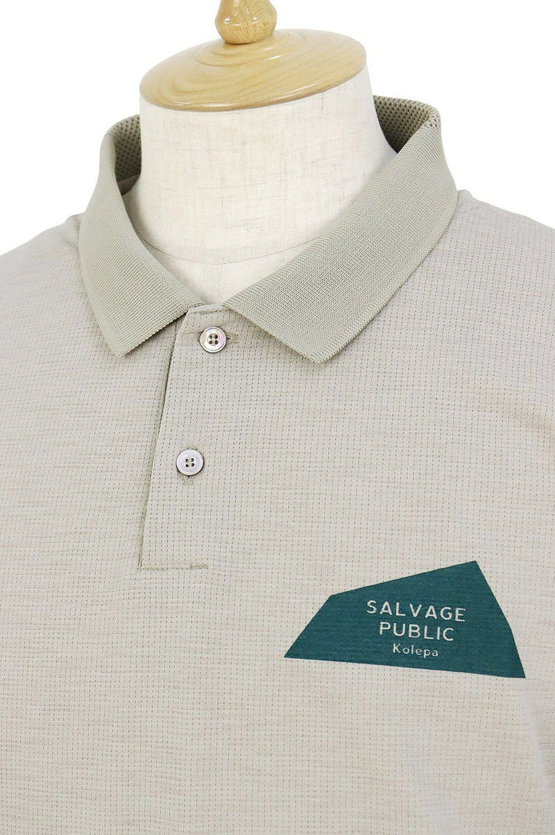 Men's polo shirt Salvage Public Kolepa SALVAGE PUBLIC Kolepa 2025 Spring/Summer New Golf Wear