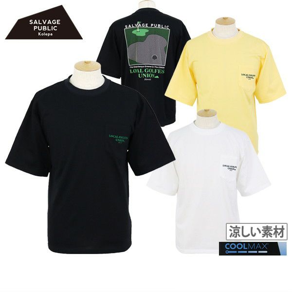 Men's T-shirt Salvage Public Kolepa SALVAGE PUBLIC Kolepa 2025 Spring/Summer New Golf Wear