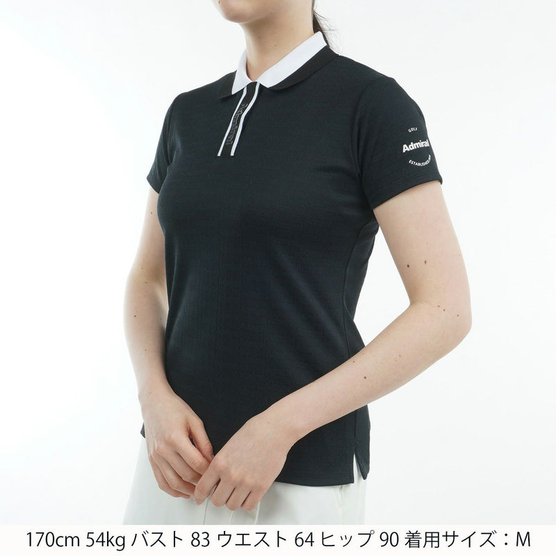 女子polo襯衫日本海軍上將高爾夫球純產品2025春季/夏季新高爾夫服裝