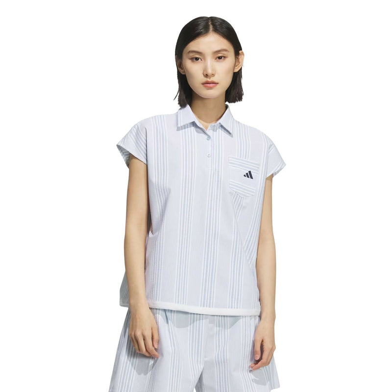 Polo shirts for women adidas adidas Golf adidas Golf Japan genuine product 2025 Spring/Summer new golf wear