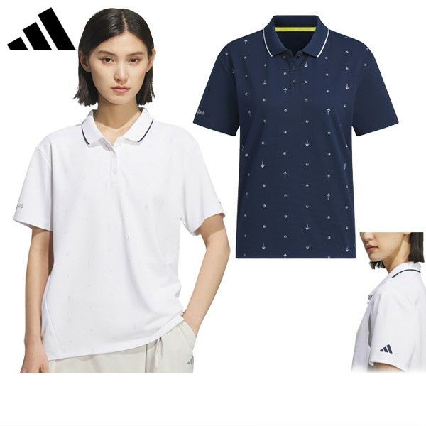 Polo shirts for women adidas adidas Golf adidas Golf Japan genuine product 2025 Spring/Summer new golf wear