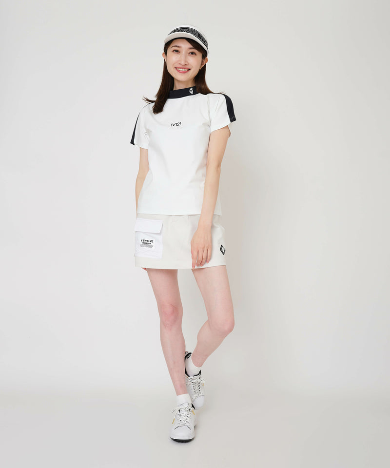 女子高頸襯衫V12高爾夫V-Twelve 2025春季/夏季新高爾夫服裝