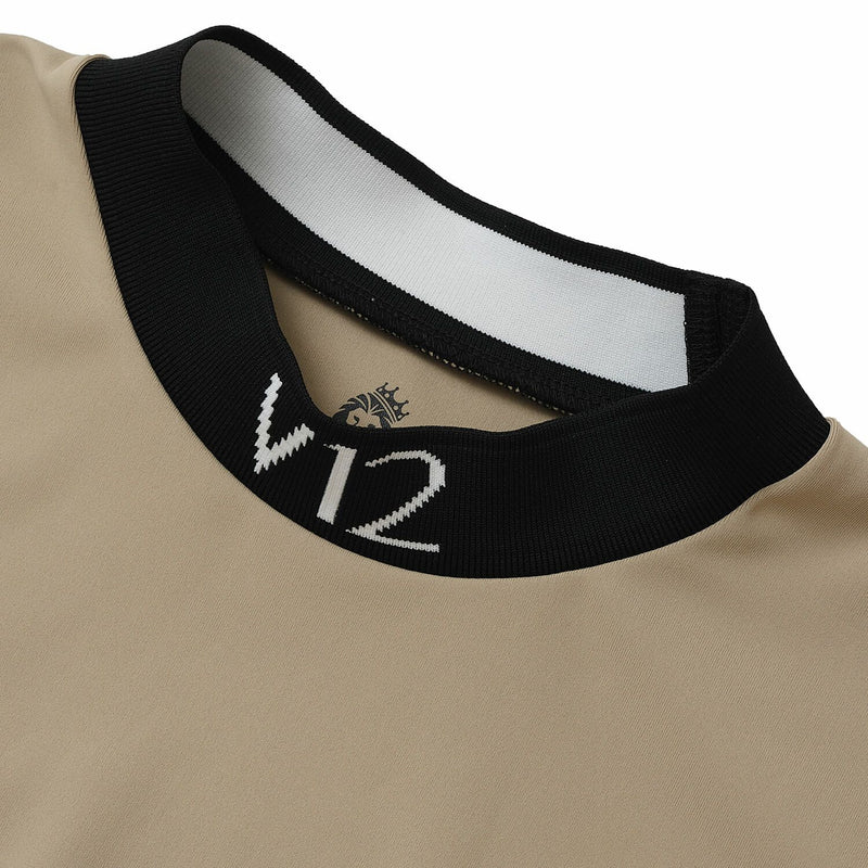 High neck shirt for men V12 golf V-Twelve 2025 Spring/Summer New Golf Wear