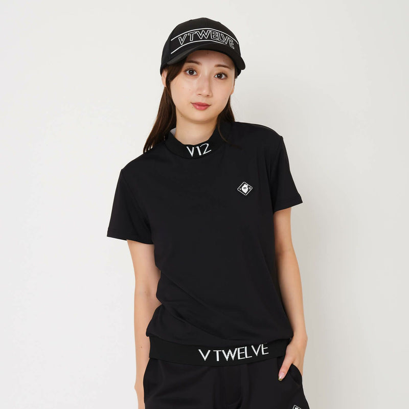 High neck shirt for women V12 golf V-Twelve 2025 Spring/Summer New Golf Wear