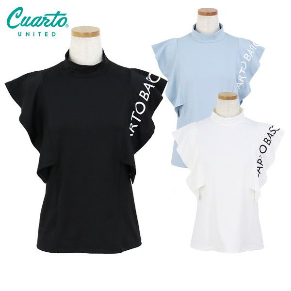 High neck shirt for women Quarto United Cuarto UNITED 2025 Spring/Summer New Golf Wear