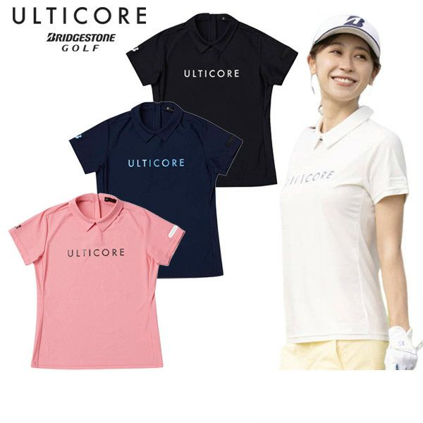 女子polo襯衫Ulticore Bridgestone高爾夫2025春季/夏季新高爾夫服裝