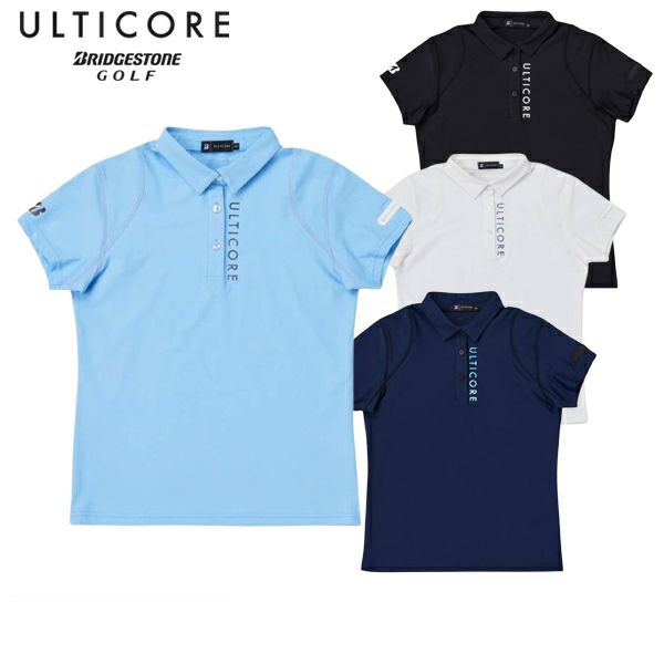 女子polo襯衫Ulticore Bridgestone高爾夫2025春季/夏季新高爾夫服裝