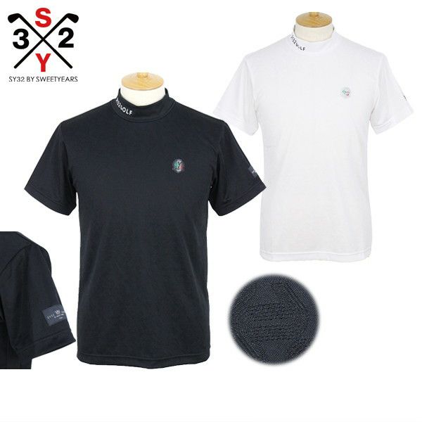 Short-sleeved high neck shirt for men SY32 by SWEET YEARS GOLF SWEET YEARS GOLF Japan genuine product 2025 Spring/Summer new golf wear