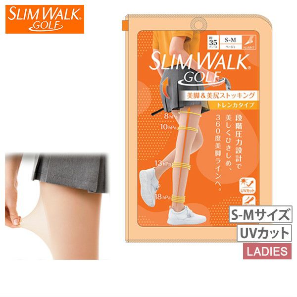 婦女的長襪Slim Walk高爾夫Slimwalk高爾夫2025春季/夏季新高爾夫