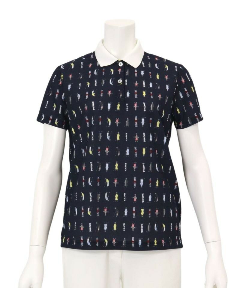 Polo shirt for women PICONE CLUB 2025 Spring/Summer New Golf Wear