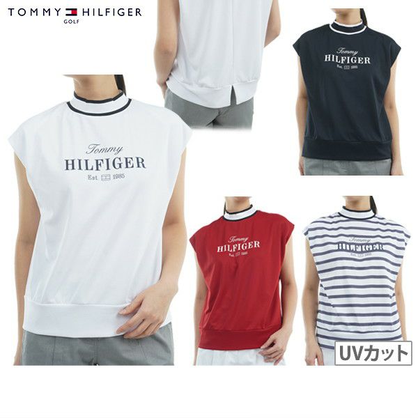 High neck shirt for women Tommy Hilfiger Golf TOMMY HILFIGER GOLF Japanese genuine product 2025 Spring/Summer new golf wear