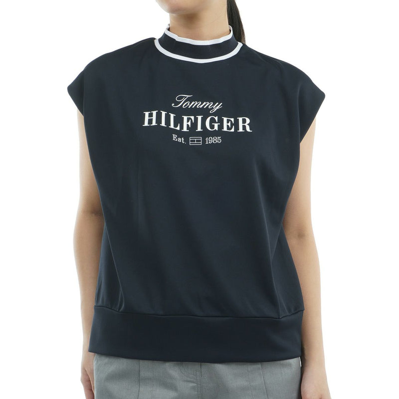 여성을위한 하이 넥 셔츠 Tommy Hilfiger 골프 Tommy Hilfiger Golf Japanese Genuine Product 2025 Spring/Summer New Golf Wear