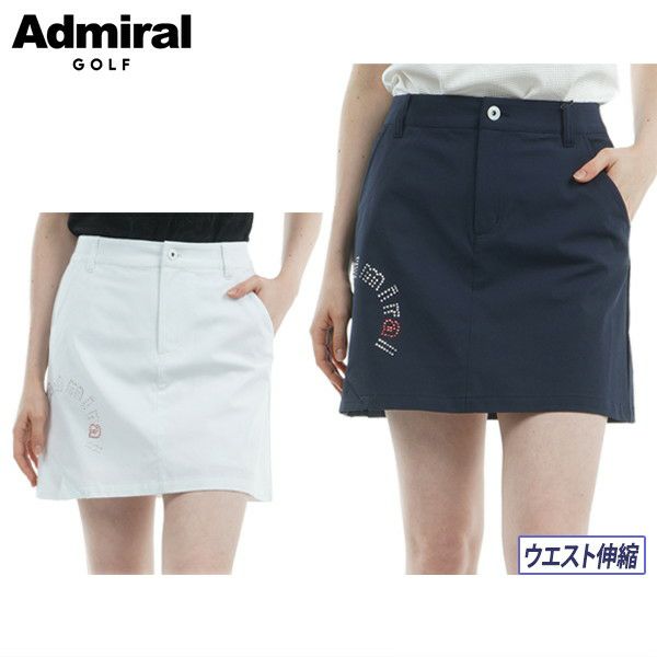 Women's Skirt Admiral Golf Japan Official Product 2025 Spring/Summer New Golf Wear