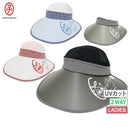 サンバイザーにもなるキャップ レディース カステルバジャックスポーツ CASTELBAJAC SPORT  ゴルフ