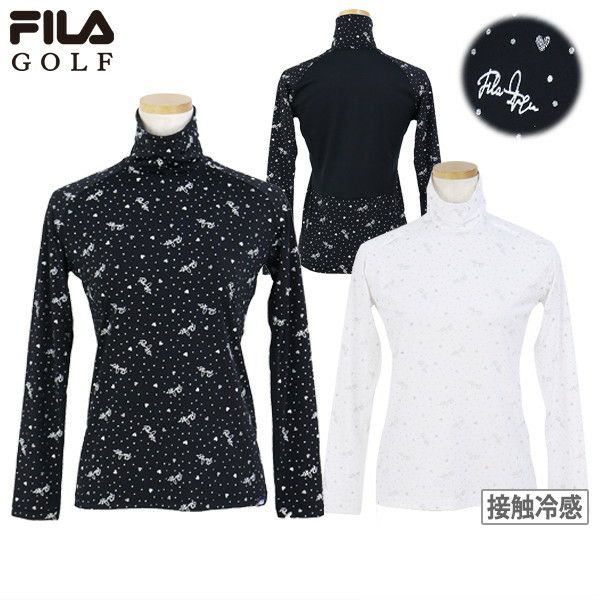 女子高領襯衫Fila Fila Golf Fila高爾夫2025春季/夏季新高爾夫服裝