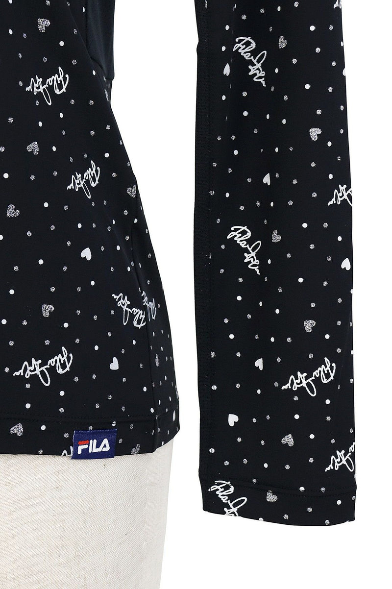 女子高領襯衫Fila Fila Golf Fila高爾夫2025春季/夏季新高爾夫服裝