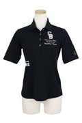 Polo shirt for women Castelbajac SPORT BLACK Line 2025 Spring/Summer New Golf Wear