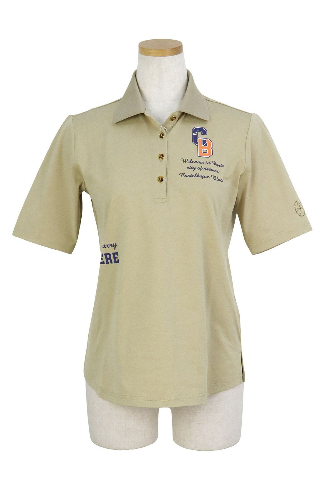 ポロシャツ レディース カステルバジャックスポーツ ブラックライン