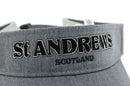 サンバイザー メンズ レディース セントアンドリュース St ANDREWS  ゴルフ