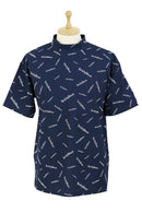 男士高頸襯衫四分之一高爾夫服裝