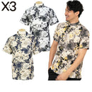 Short-sleeved high-neck shirt for men Kickslee KI-XXX THREE Golfwear