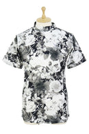 Short-sleeved high-neck shirt for men Kickslee KI-XXX THREE Golfwear