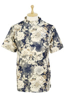 Short-sleeved high-neck shirt for men Kickslee KI-XXX THREE Golfwear