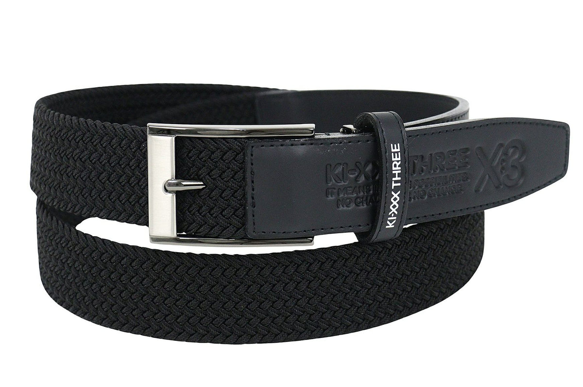 ゴムメッシュベルト メンズ キックスリー KI-XXX THREE ゴルフ