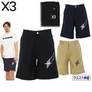 ハーフパンツ メンズ キックスリー KI-XXX THREE  ゴルフウェア