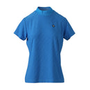 女子女士菲德拉高爾夫服裝的短袖高領襯衫