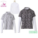 女性馬球襯衫，曲柄笨拙，真正的日本產品，高爾夫服裝