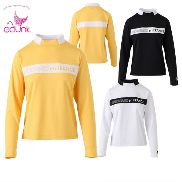 High neck shirt for women, crank CLUNK, genuine Japanese product, golf wear