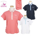 Polo shirt for women, crank CLUNK, genuine Japanese product, golf wear