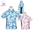 女性高脖子襯衫，曲柄笨拙，真正的日本產品，高爾夫服裝