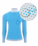 Long sleeve high neck shirt for men ZEROFIT golf wear