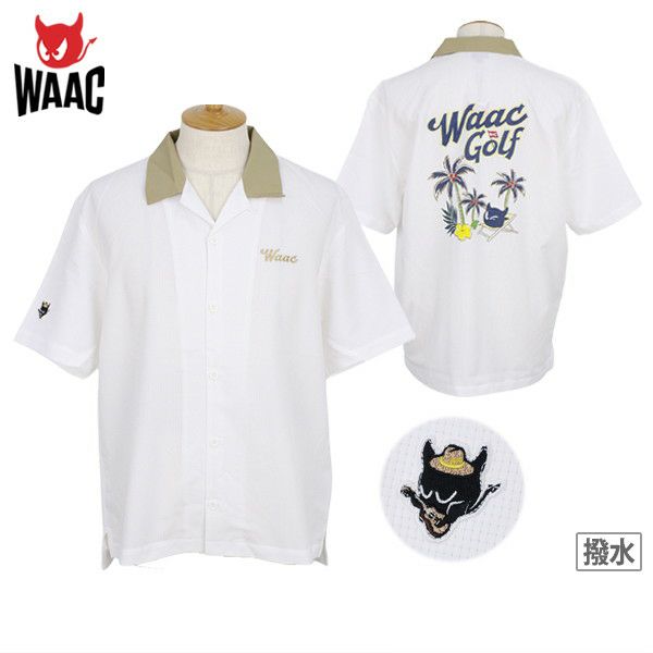 남성용 캐주얼 셔츠 WAC WAIC Japanese Genuine Product 2025 Spring/Summer New Golf Wear