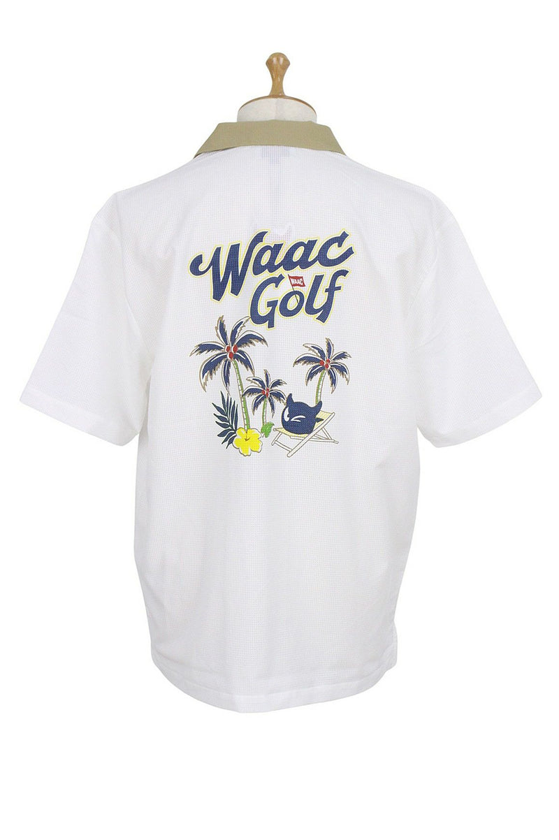 남성용 캐주얼 셔츠 WAC WAIC Japanese Genuine Product 2025 Spring/Summer New Golf Wear