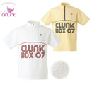 馬球襯衫男士曲柄笨拙的日本官方產品高爾夫服裝