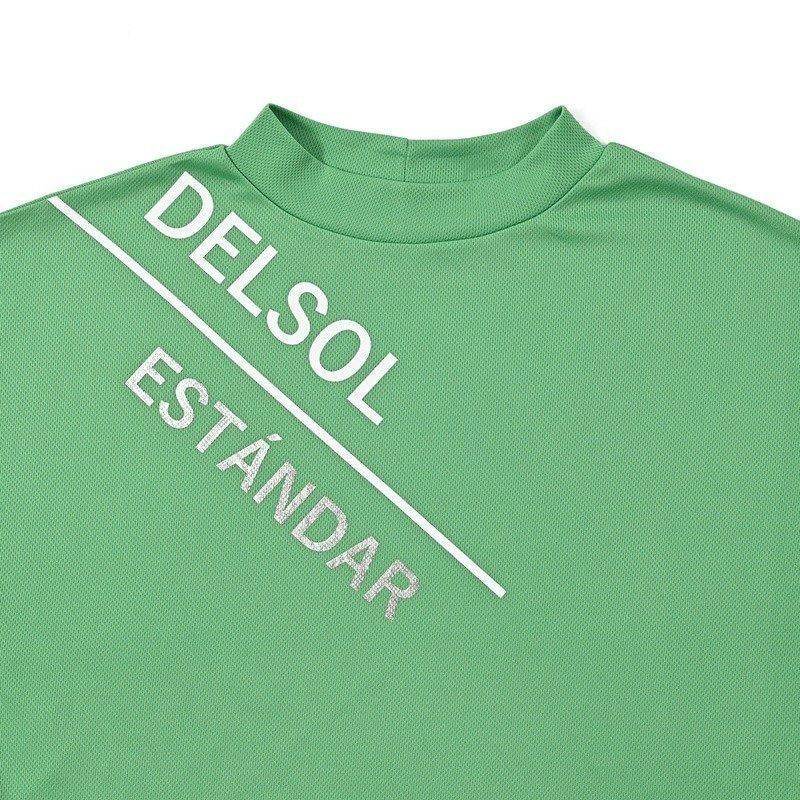 High neck shirt for women Delsol Golf DELSOL GOLF 2025 Spring/Summer New Golf Wear