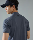 High neck shirt for men, Jun and Rope Noir JUN & Rope Golfwear