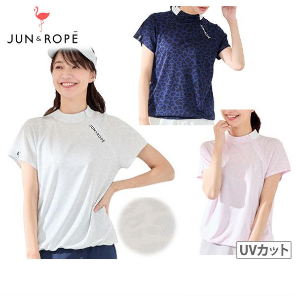 High neck shirt for women Jun & ROPE JUN & ROPE 2025 Spring/Summer New Golf Wear