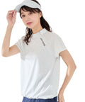 High neck shirt for women Jun & ROPE JUN & ROPE 2025 Spring/Summer New Golf Wear