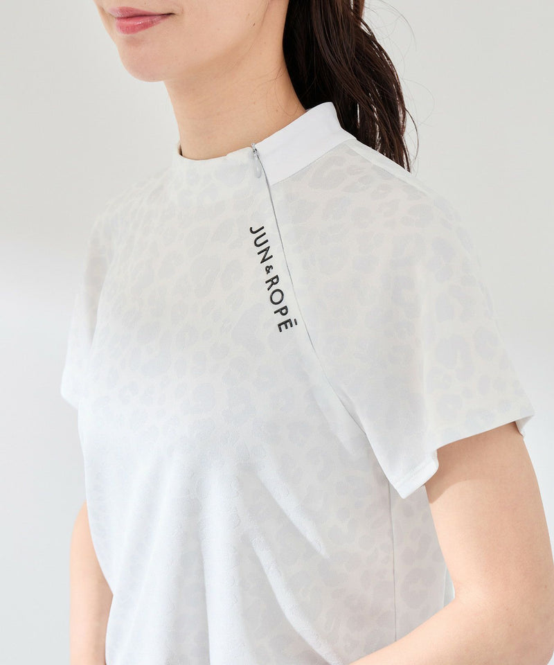 High neck shirt for women Jun & ROPE JUN & ROPE 2025 Spring/Summer New Golf Wear