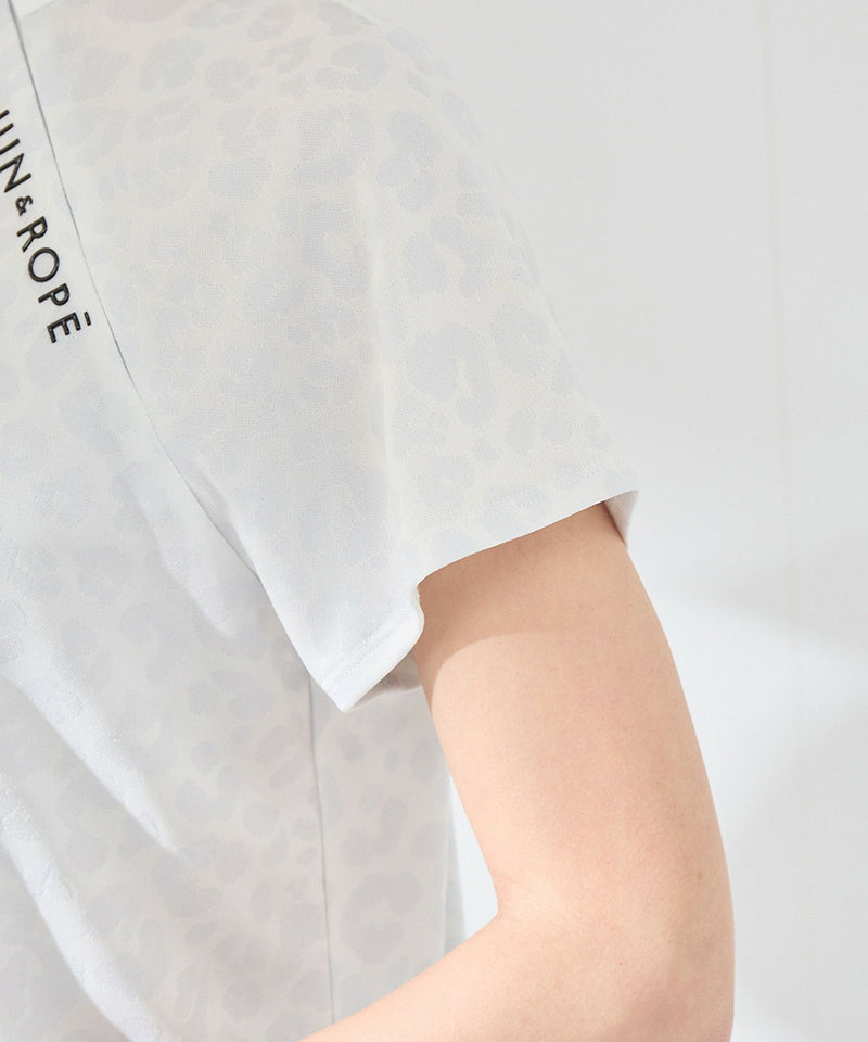 High neck shirt for women Jun & ROPE JUN & ROPE 2025 Spring/Summer New Golf Wear