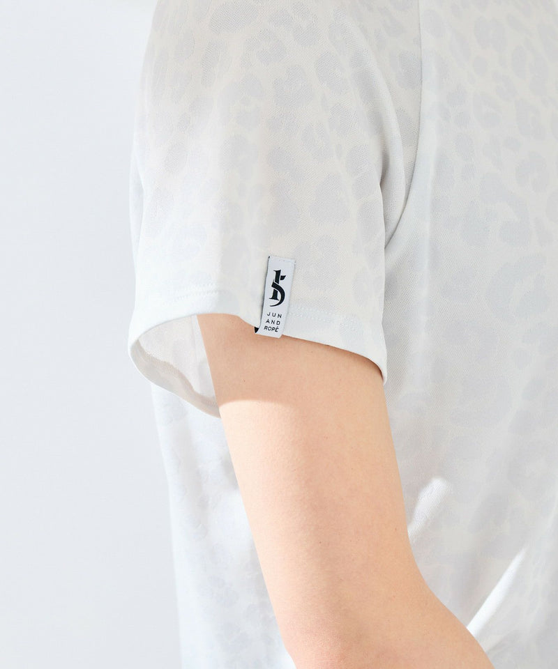 High neck shirt for women Jun & ROPE JUN & ROPE 2025 Spring/Summer New Golf Wear