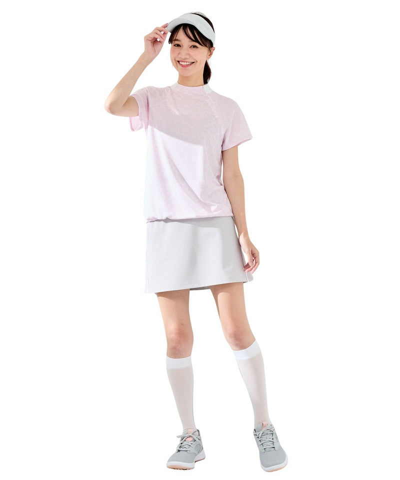 High neck shirt for women Jun & ROPE JUN & ROPE 2025 Spring/Summer New Golf Wear