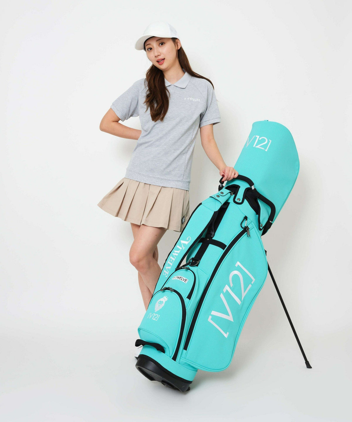 V12 ヴィトゥエルヴ　ゴルフハット　2025年春夏モデル ユニセックス ハット メンズ レディース V12 ゴルフ ヴィ・トゥエルブ 2025 春